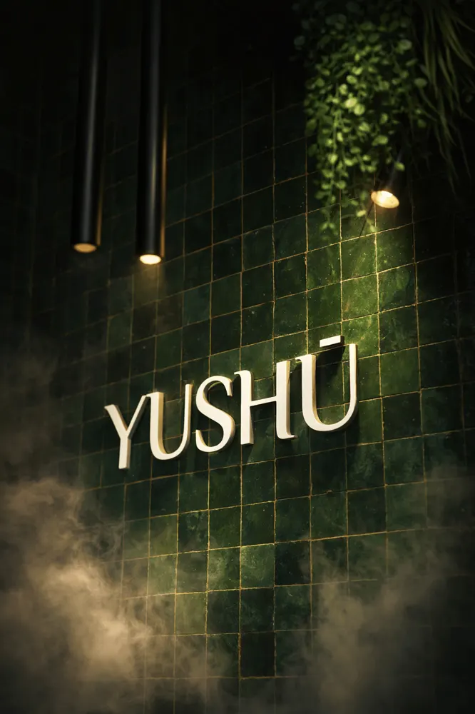 Yushū — identité et signalétique restaurant